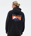 Common Hoodie Men Silhouette Black