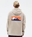 Common Hoodie Men Silhouette Sand