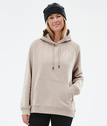 Common W Hoodie Dames 2X-Up Sand