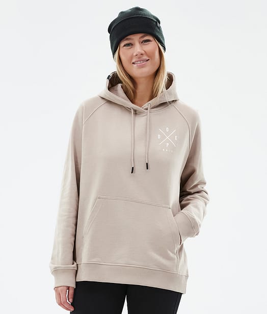 Common W Hoodie Dames Sand