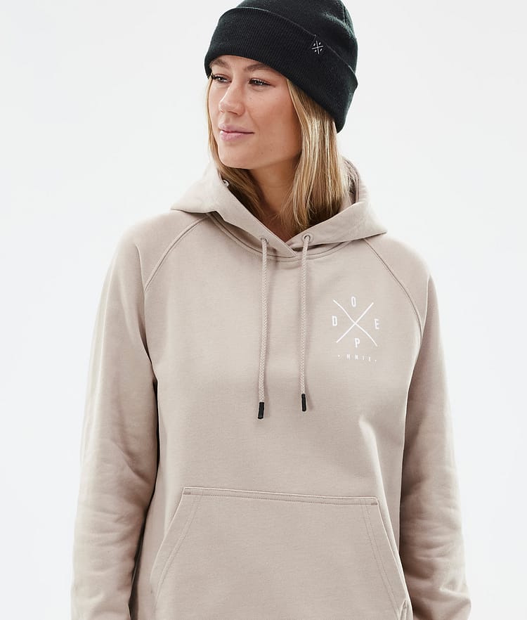 Common W Hoodie Dames 2X-Up Sand