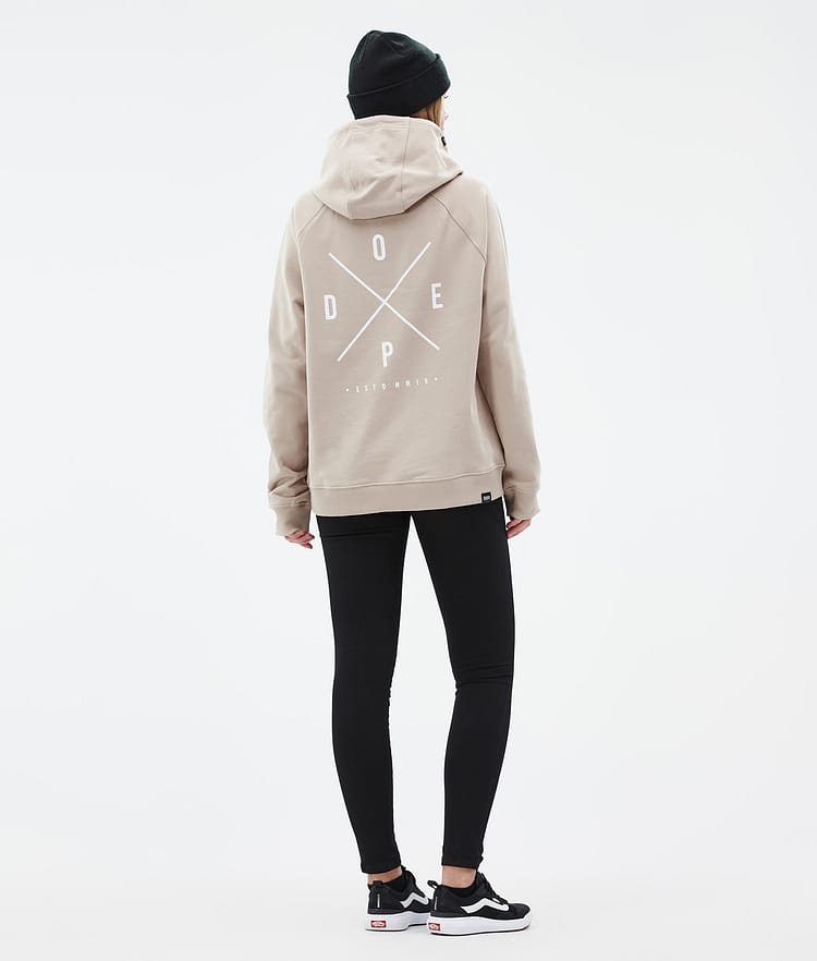 Common W Felpa con Cappuccio Donna 2X-Up Sand, Immagine 4 di 7