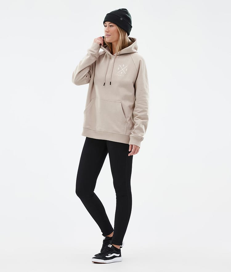 Common W Hoodie Women 2X-Up Sand