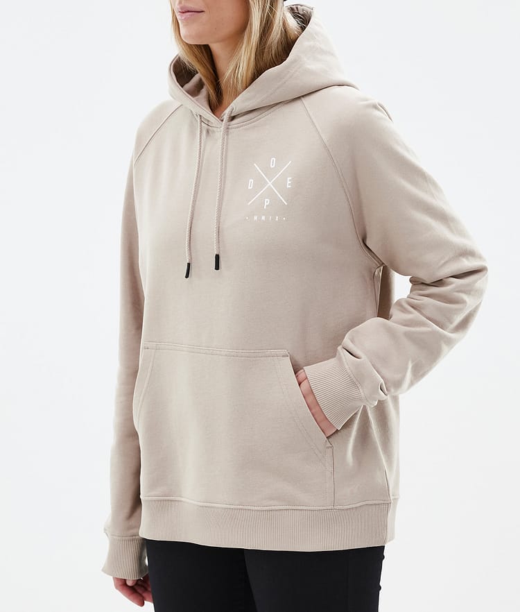 Common W Hoodie Women 2X-Up Sand