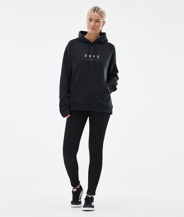 Common W Hoodie Damen Aphex Black