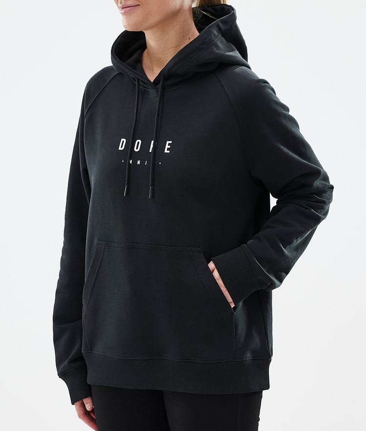 Common W Hoodie Women Aphex Black