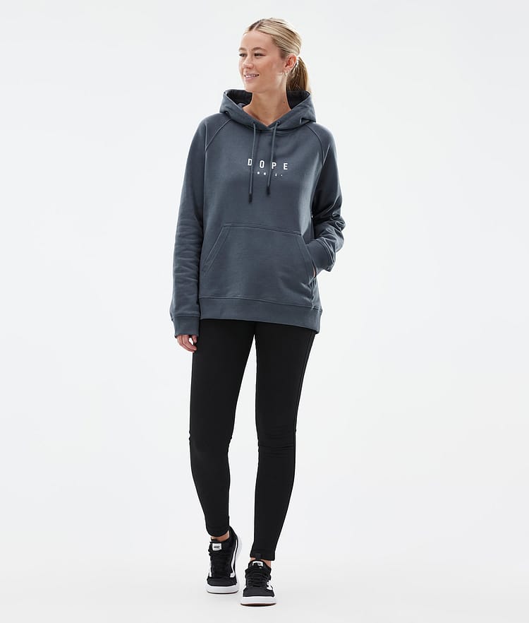 Common W Hoodie Women Aphex Metal Blue