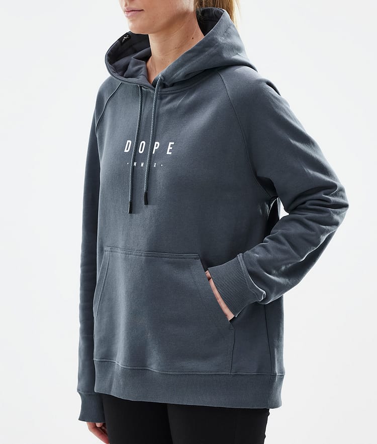 Common W Hoodie Damen Aphex Metal Blue