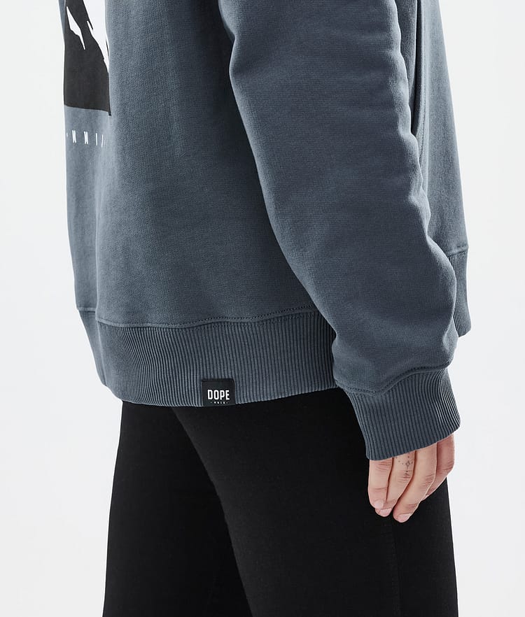 Common W Hoodie Damen Aphex Metal Blue