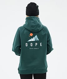 Dope Common W Bluzy z Kapturem Kobiety Ice Bottle Green