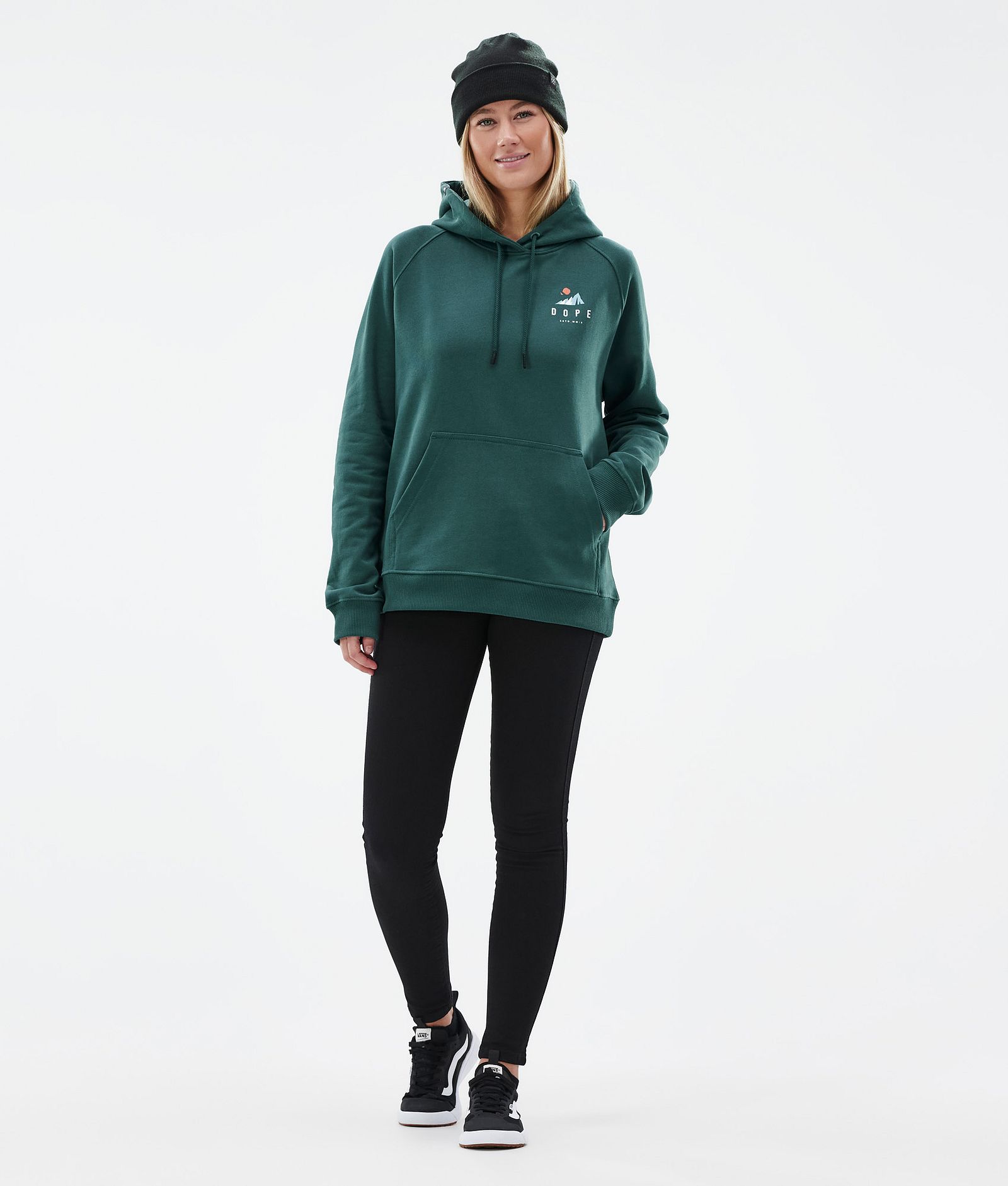 Common W Hoodie Damen Ice Bottle Green, Bild 5 von 7