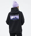 Common W Bluzy z Kapturem Kobiety Silhouette Black