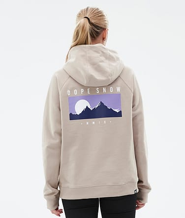 Common W Hoodie Dames Silhouette Sand