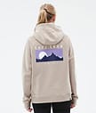 Common W Hoodie Dame Silhouette Sand