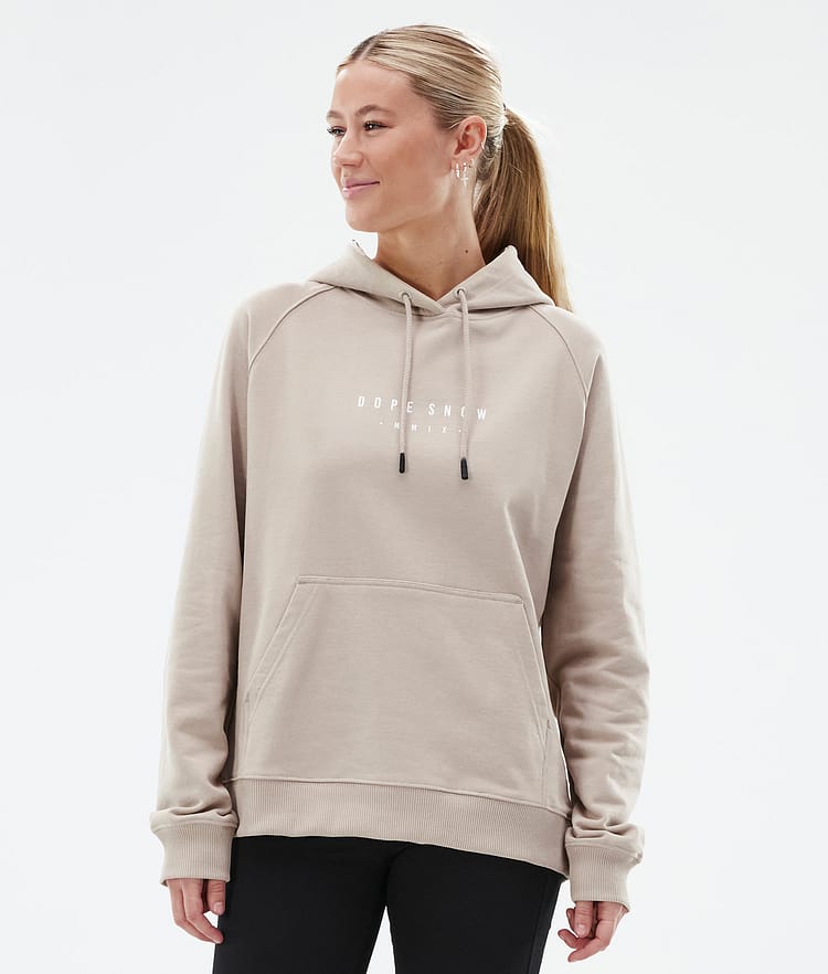 Common W Hoodie Women Silhouette Sand, Image 2 of 7