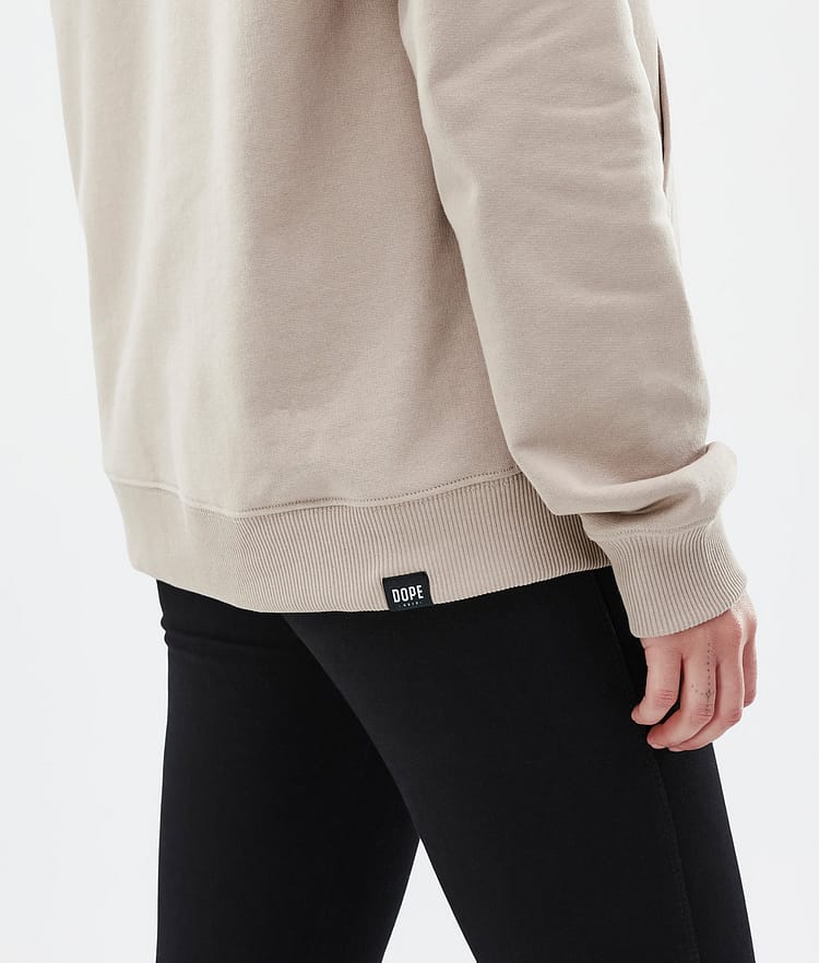 Common W Hoodie Dame Silhouette Sand