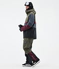 Legacy Track Snowboardjacke Herren Olive Green/Burgundy/Metal Blue/Black, Bild 3 von 8