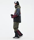 Legacy Track Giacca Snowboard Uomo Olive Green/Burgundy/Metal Blue/Black, Immagine 3 di 8