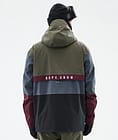 Legacy Track Ski Jacket Men OIive Green/Burgundy/Metal Blue/Black, Image 6 of 8