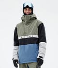 Legacy Track Ski jas Heren Greenish/Light Grey/Black/Blue Steel, Afbeelding 1 van 8