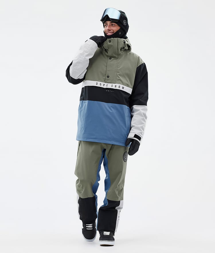 Legacy Track Snowboardjacke Herren Greenish/Light Grey/Black/Blue Steel, Bild 2 von 8