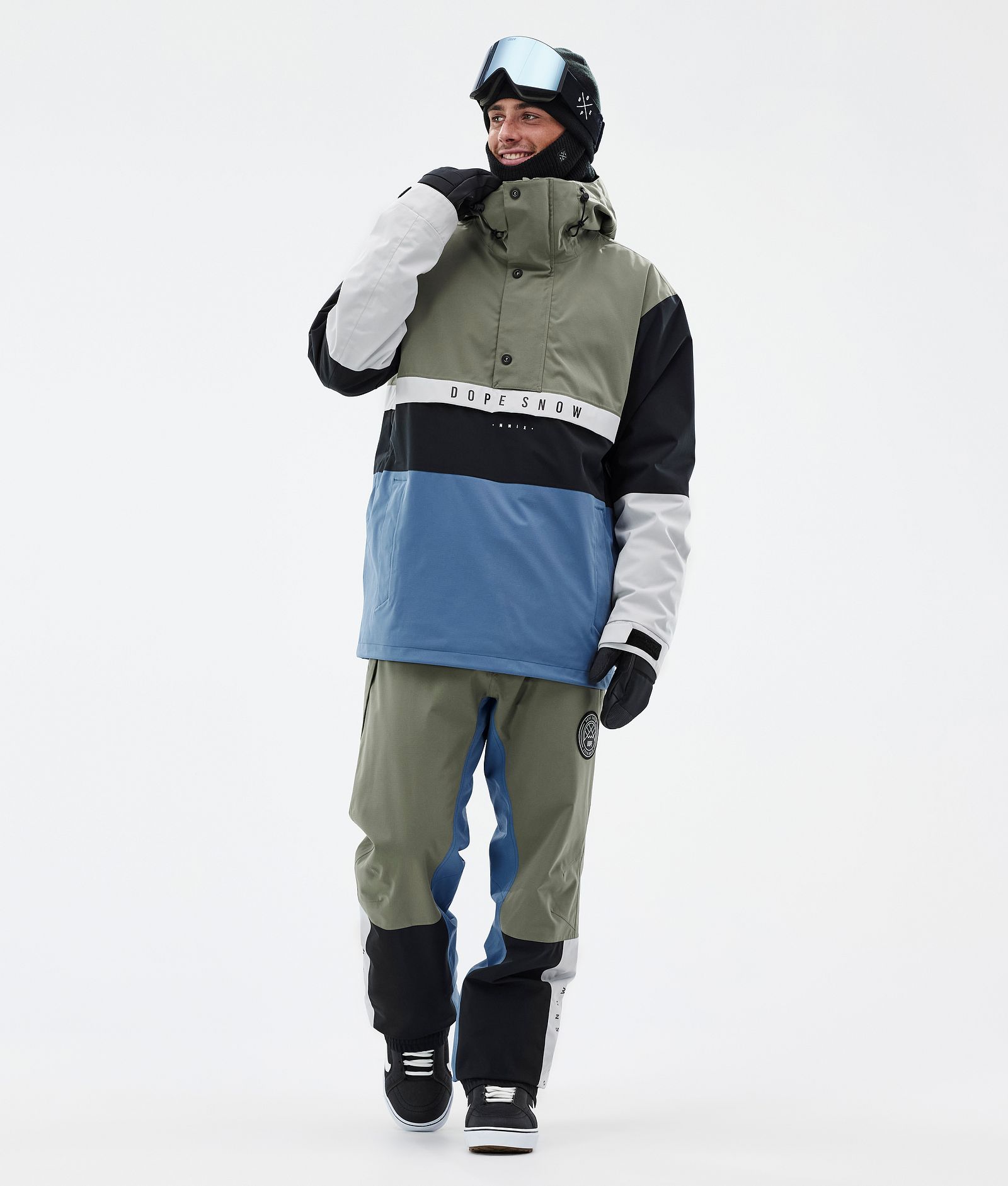 Legacy Track Snowboardjacke Herren Greenish/Light Grey/Black/Blue Steel, Bild 2 von 8