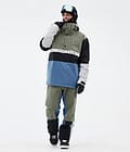 Legacy Track Snowboard Jacket Men Greenish/Light Grey/Black/Blue Steel