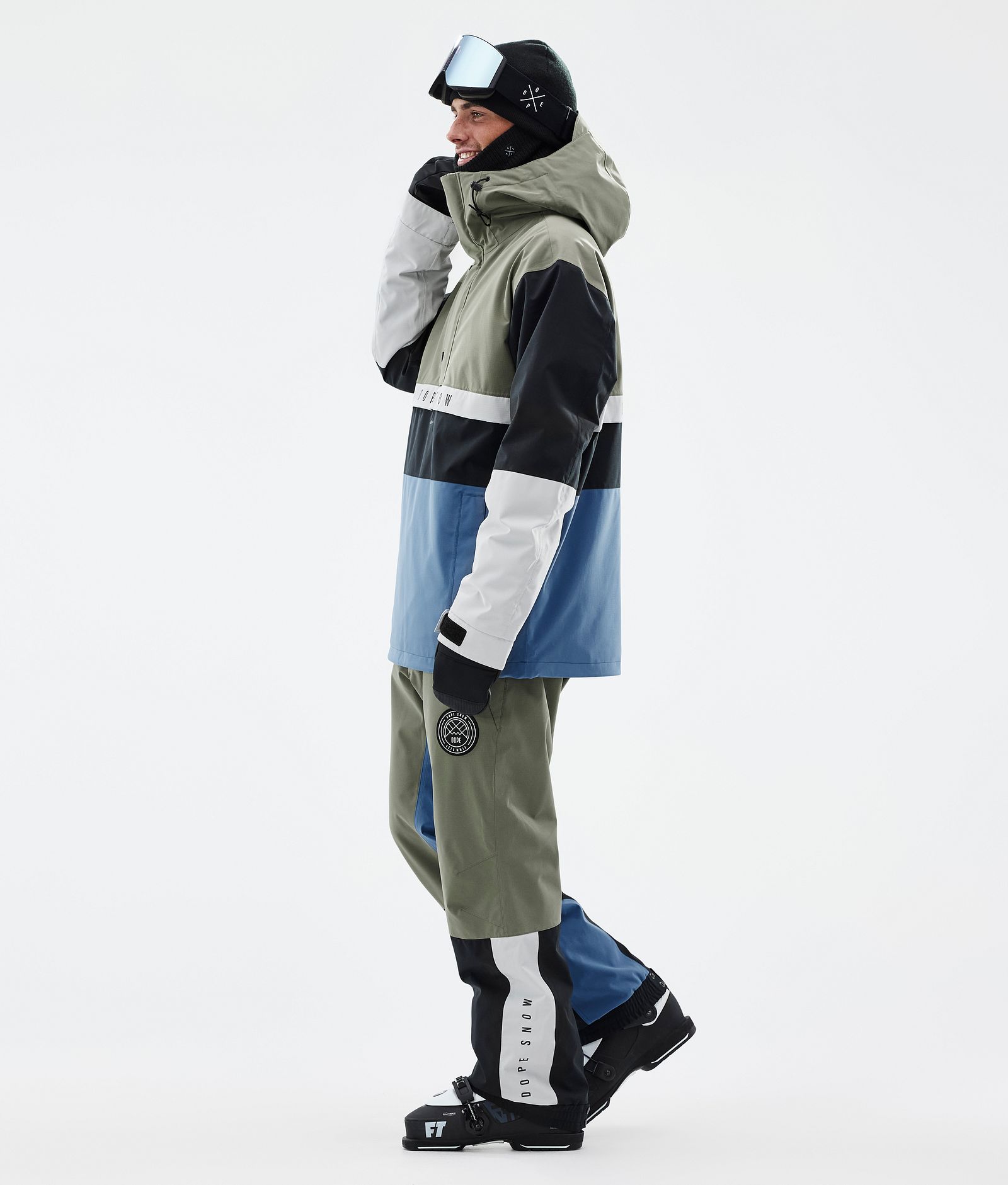 Legacy Track Veste de Ski Homme Greenish/Light Grey/Black/Blue Steel, Image 3 sur 8