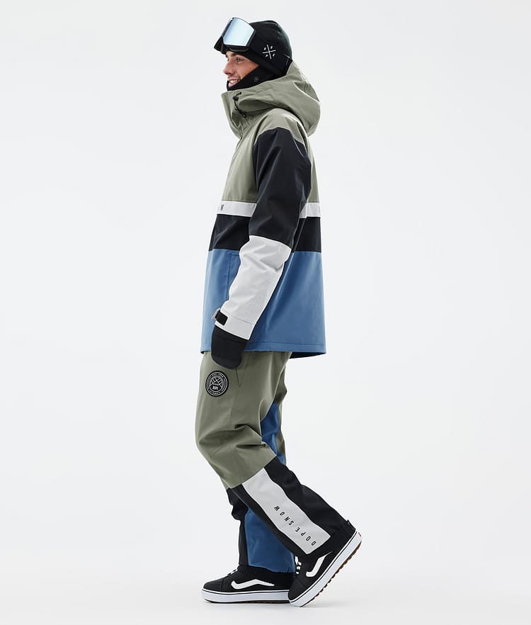 Legacy Track Snowboardjacke Herren Greenish/Light Grey/Black/Blue Steel, Bild 3 von 8