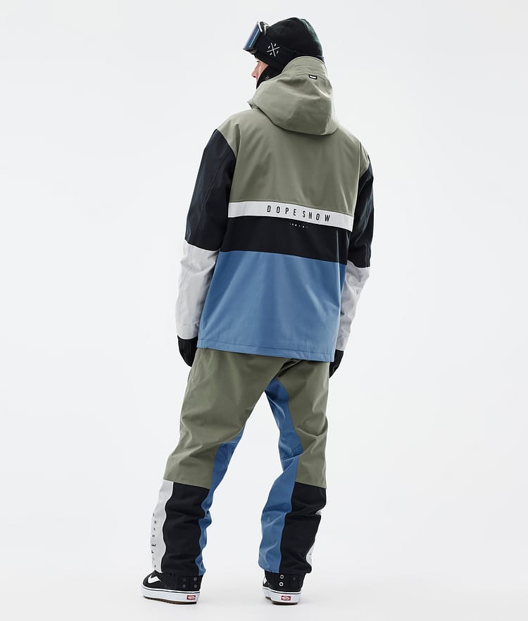 Legacy Track Snowboardjacke Herren Greenish/Light Grey/Black/Blue Steel, Bild 4 von 8