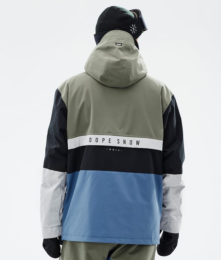 Legacy Track Snowboardjacke Herren Greenish/Light Grey/Black/Blue Steel, Bild 6 von 8