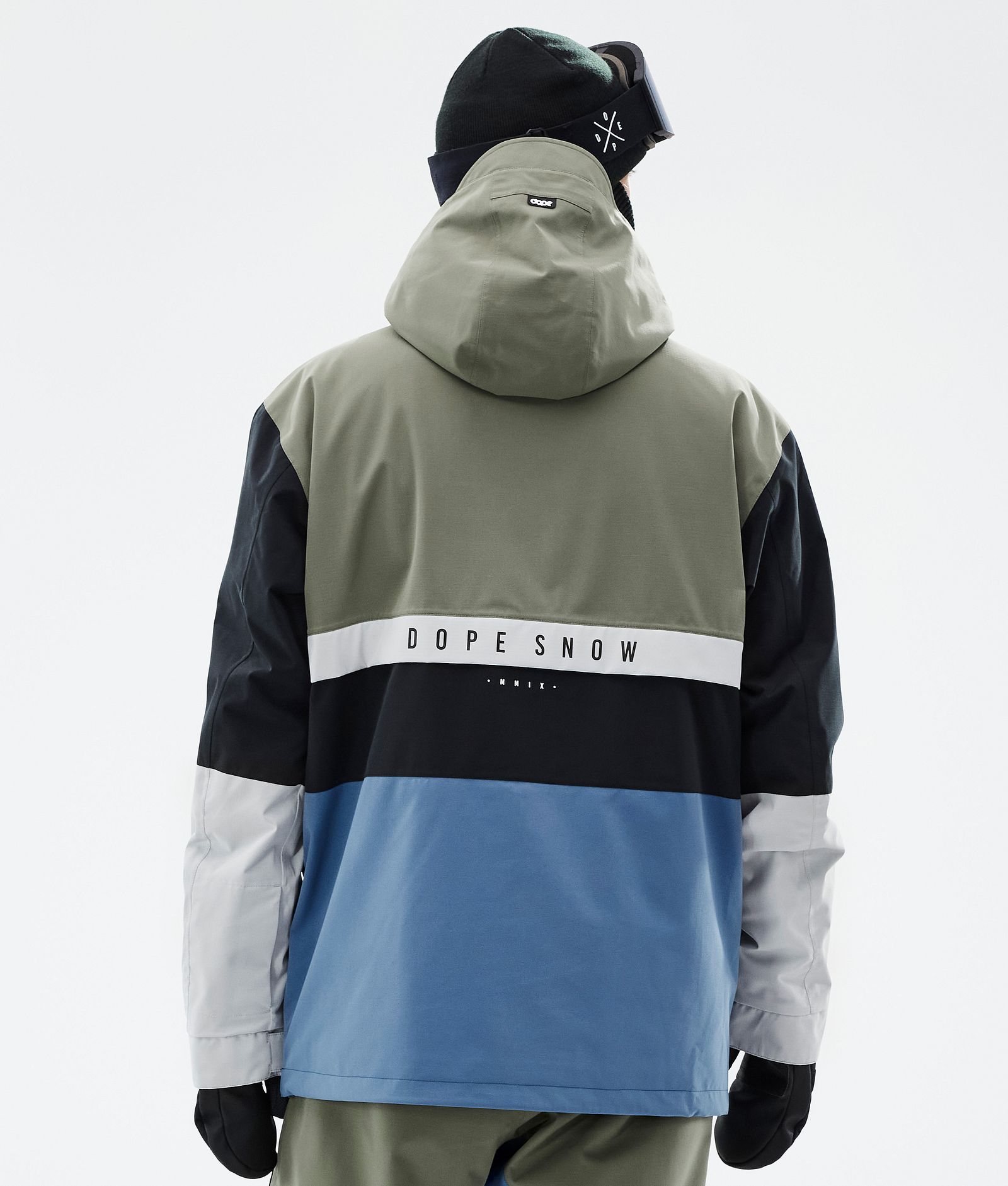 Legacy Track Snowboardjakke Herre Greenish/Light Grey/Black/Blue Steel Renewed, Billede 6 af 8