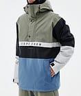 Legacy Track Snowboardjakke Herre Greenish/Light Grey/Black/Blue Steel Renewed, Billede 7 af 8