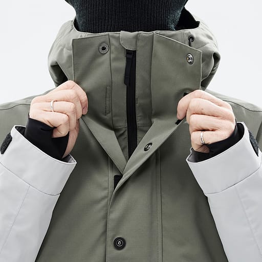 Mezza zip con doppia patta Immagine principale del prodotto,