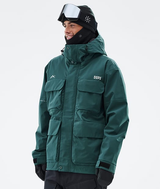 Zenith Ski Jacket Men Bottle Green