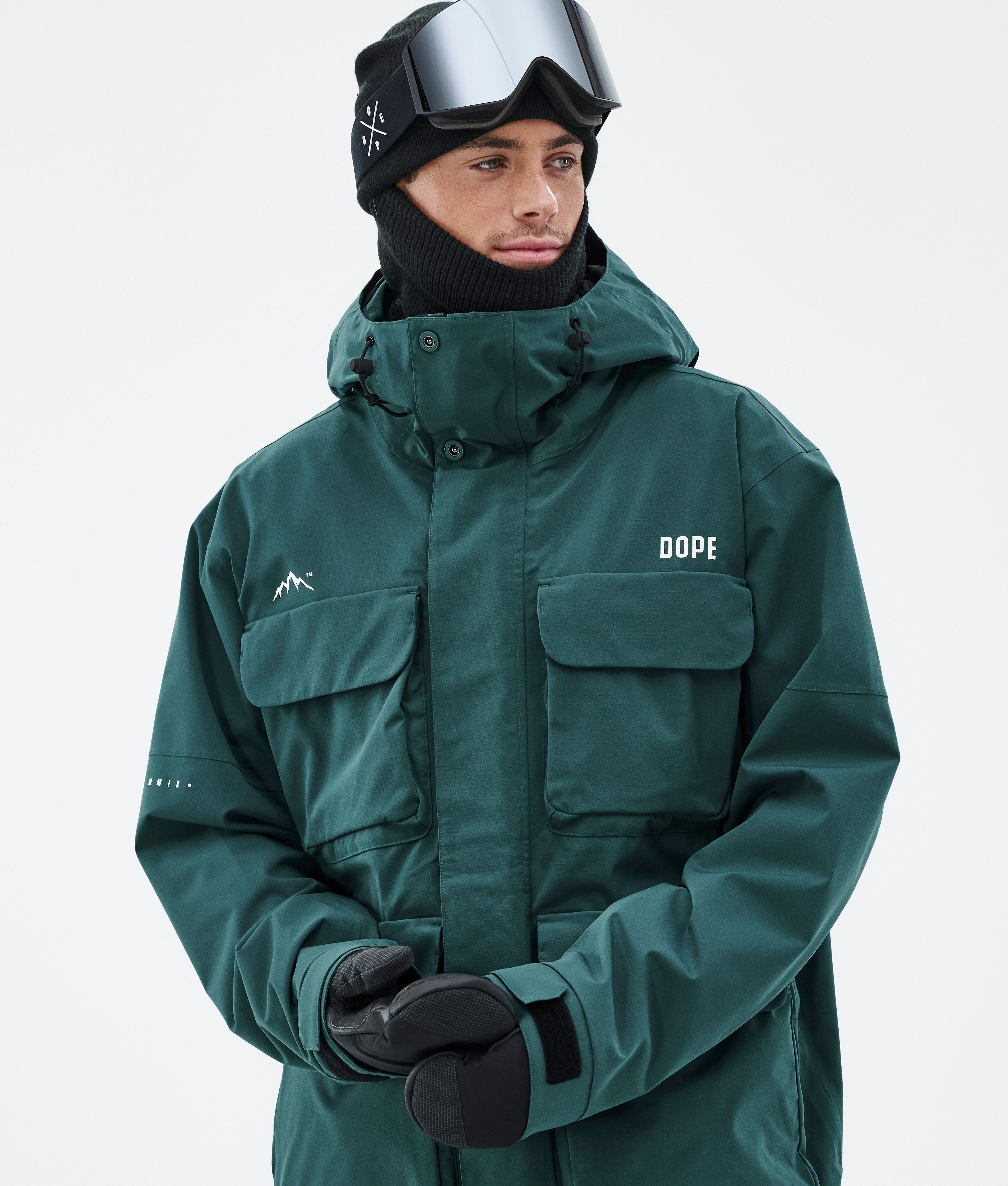 Dope Zenith スノーボードジャケット メンズ Bottle Green - グリーン