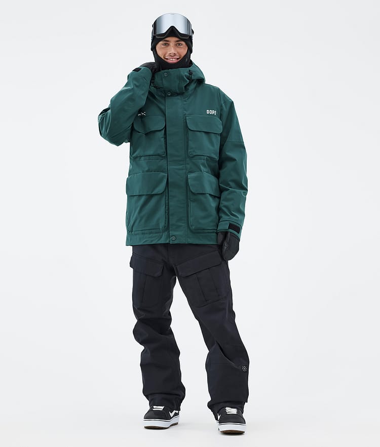 Zenith Snowboardjacke Herren Bottle Green, Bild 2 von 10