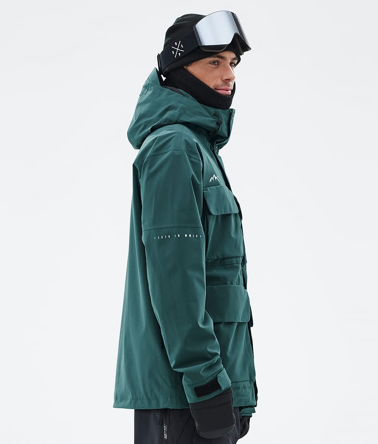 Zenith Snowboardjacke Herren Bottle Green, Bild 5 von 10