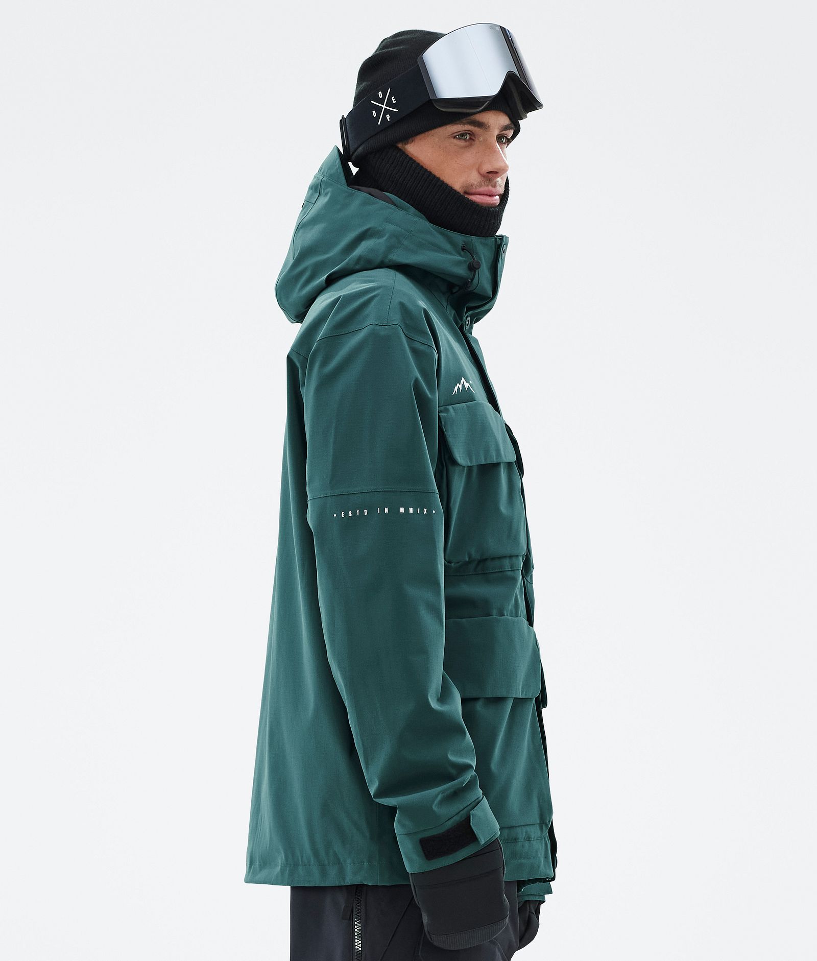 Zenith Snowboardjacke Herren Bottle Green, Bild 5 von 10
