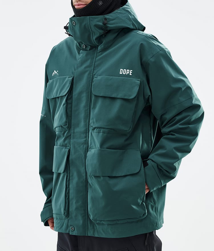 Zenith Snowboardjacke Herren Bottle Green, Bild 7 von 10