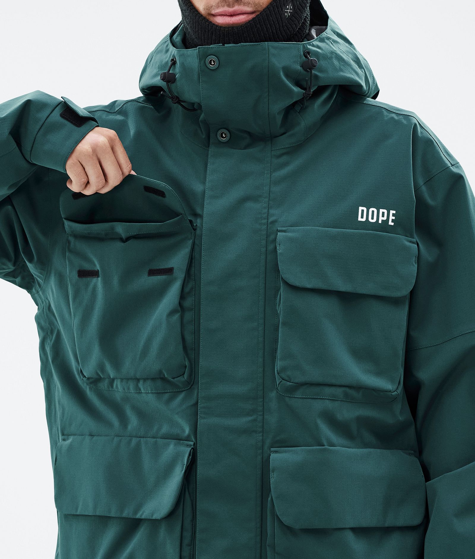 Zenith Snowboardjacke Herren Bottle Green, Bild 8 von 10