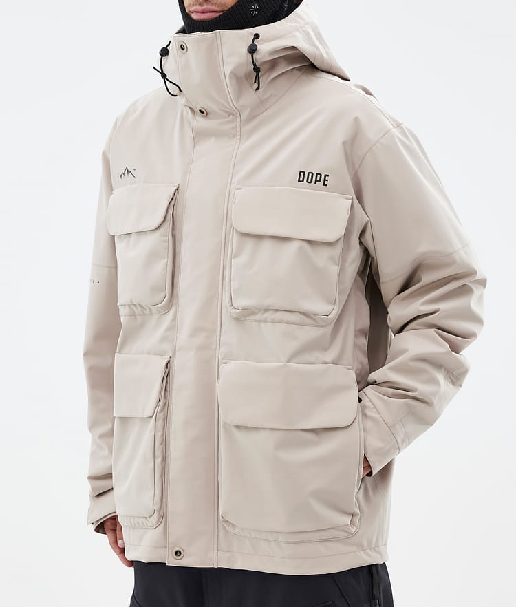 Zenith Snowboardjacke Herren Sand, Bild 8 von 11
