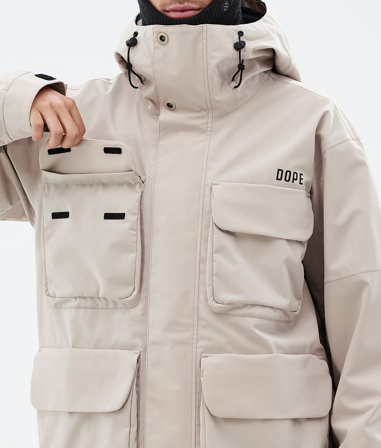 Zenith Snowboardjacke Herren Sand, Bild 9 von 11