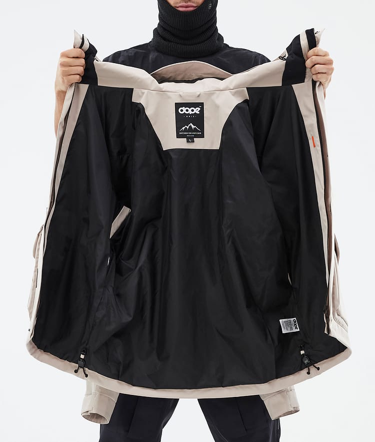 Zenith Snowboardjacke Herren Sand, Bild 11 von 11