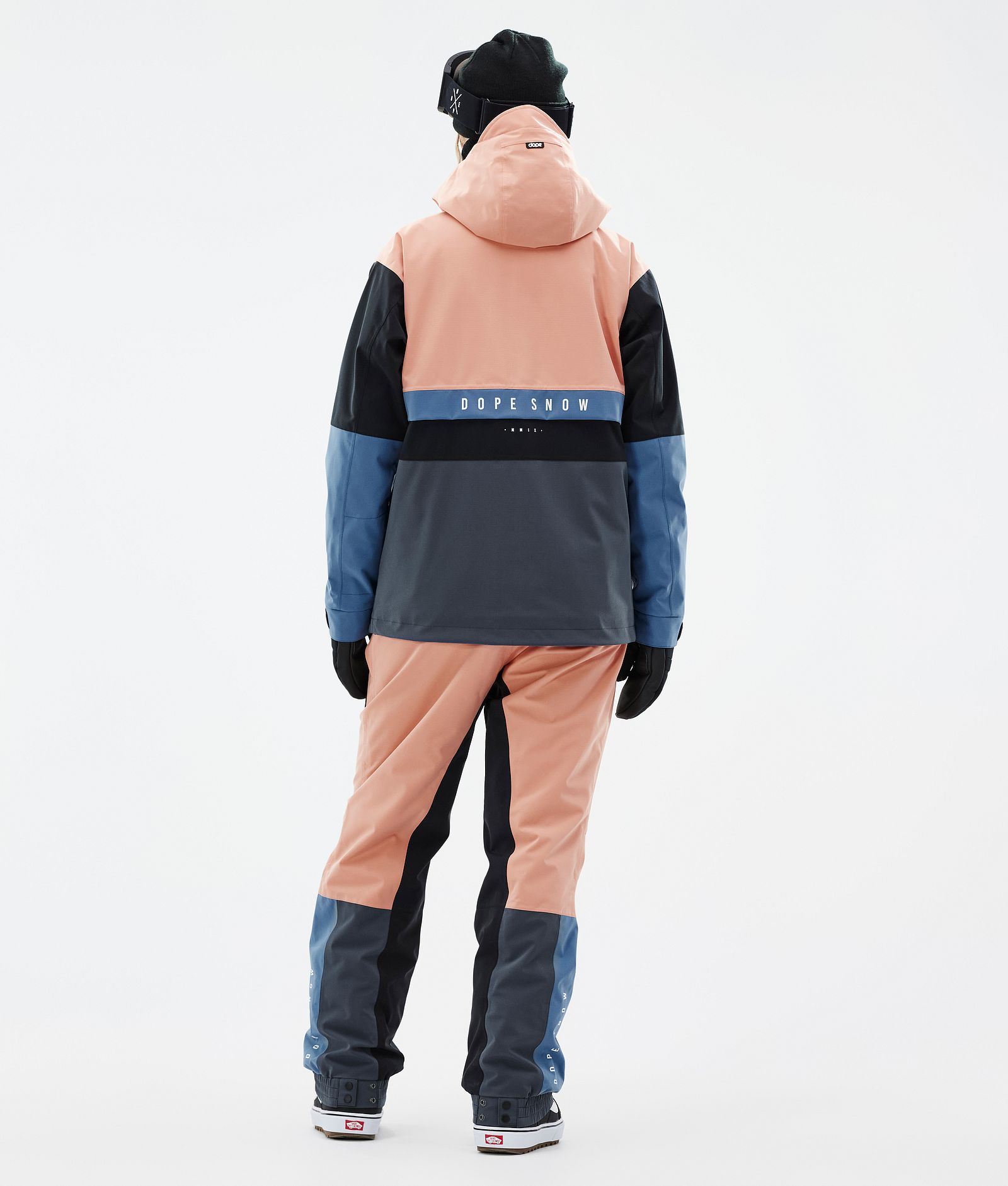 Legacy Track W Snowboardjacka Dam Faded Peach/Blue Steel/Black/Metal Blue, Bild 4 av 8