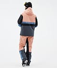 Legacy Track W Veste de Ski Femme Faded Peach/Blue Steel/Black/Metal Blue, Image 4 sur 8