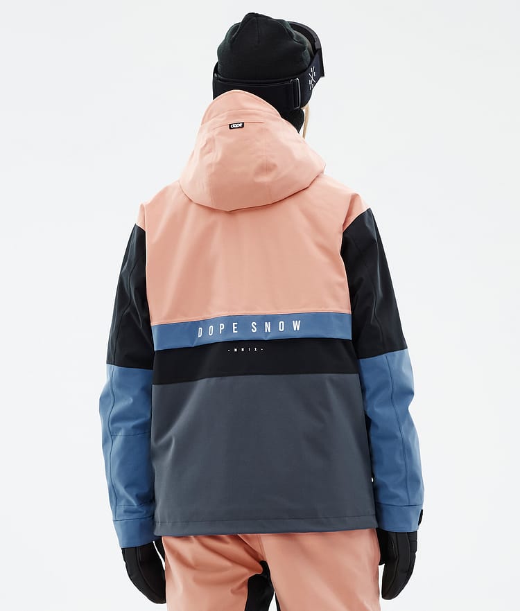 Legacy Track W Snowboardjacke Damen Faded Peach/Blue Steel/Black/Metal Blue