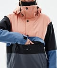 Legacy Track W Giacca Snowboard Donna Faded Peach/Blue Steel/Black/Metal Blue, Immagine 8 di 8