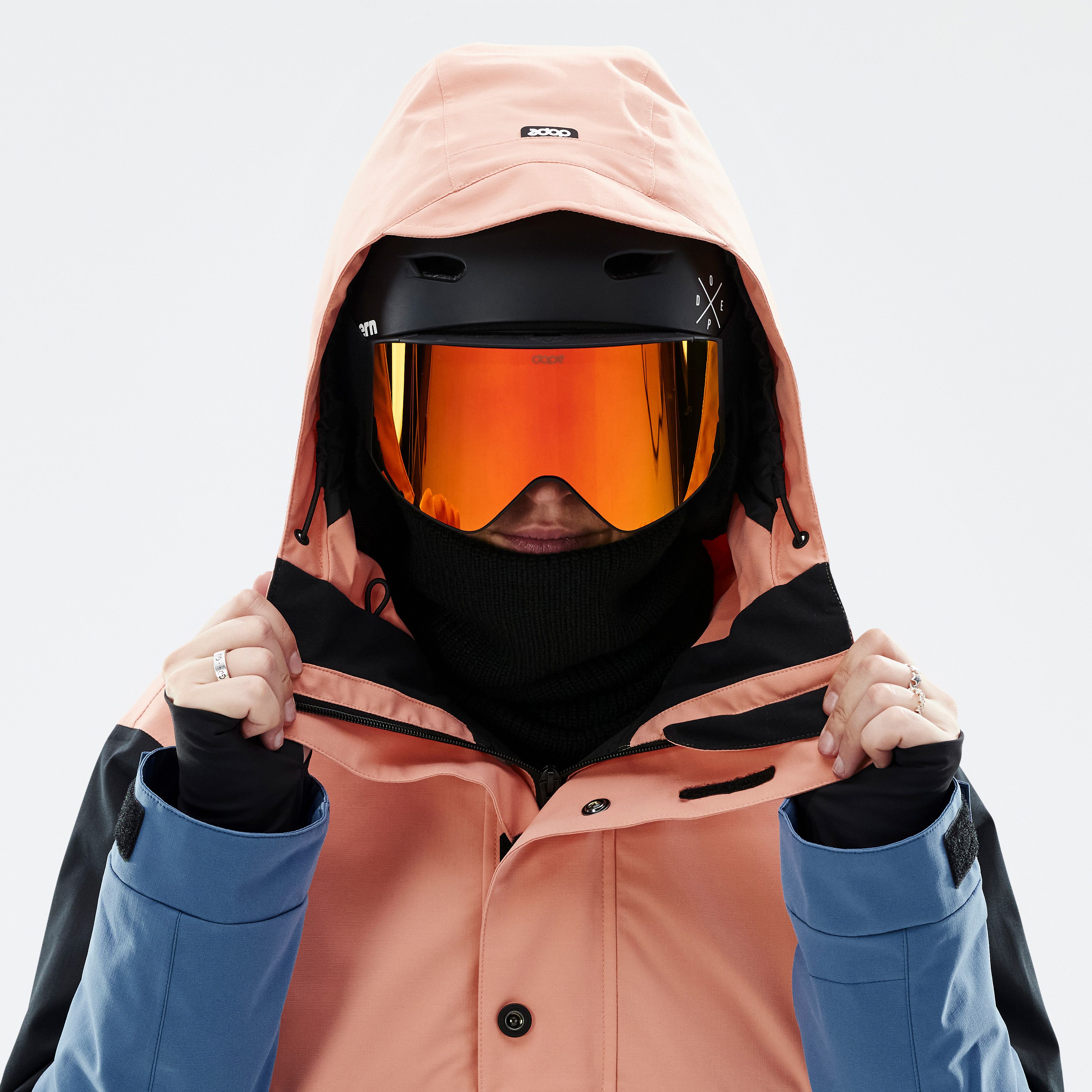 Dope Legacy Track W Snowboard Jacket Women Faded Peach/Blue