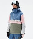 Legacy Track W Giacca Snowboard Donna Blue Steel/Light Grey/Soft Pink/Greenish